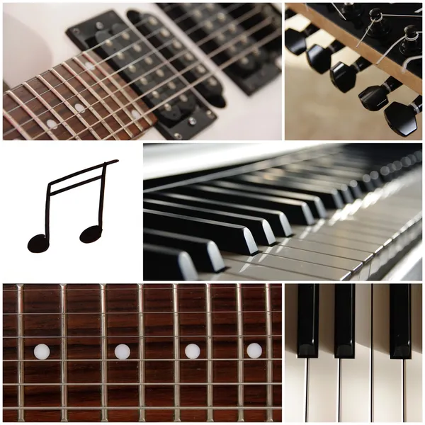Instrumentos musicales Imágenes de stock libres de derechos