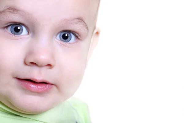 Face of nice baby close up — Stock Photo, Image