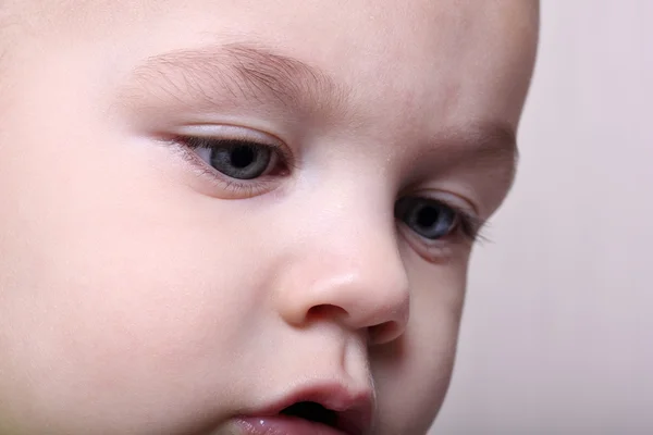 Face of nice baby close up — Stok fotoğraf