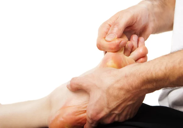 Pijat kaki dan perawatan kaki spa — Stok Foto