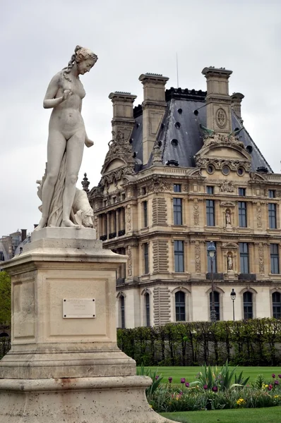 Vista de Paris.Museu do Louvre . Imagens Royalty-Free