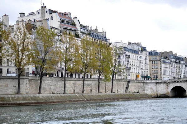 The shore of Seine Stock Image