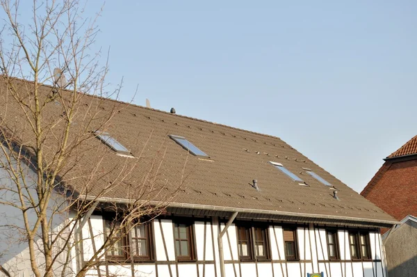 Hus i tyska byn — Stockfoto