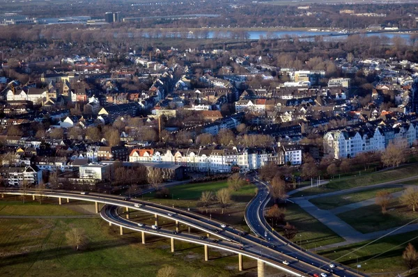 Blick auf Düsseldorf — Stockfoto