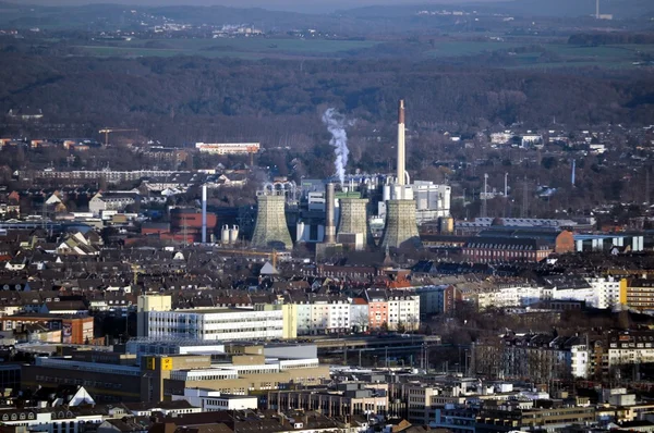Utsikt över Düsseldorf — Stockfoto