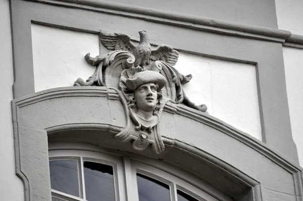 Skulptur av ett huvudヘッドの彫刻 — ストック写真