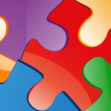  illustration of puzzle pieces clipart