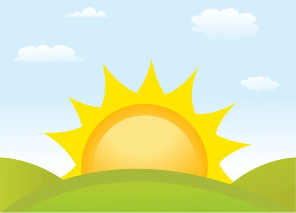 Символическое солнце — стоковое фото