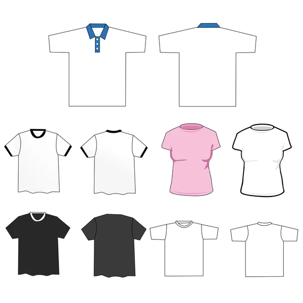 Conjunto de camisetas — Fotografia de Stock