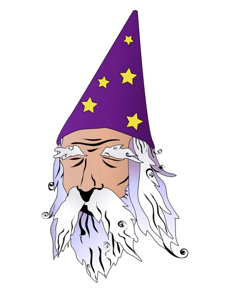 Wizard illustration — Stock Photo, Image
