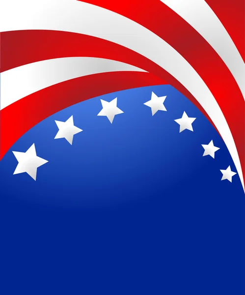 Флаг США по стилю — стоковое фото