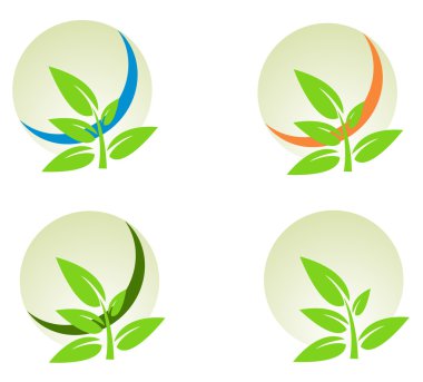  logo elements set environmental