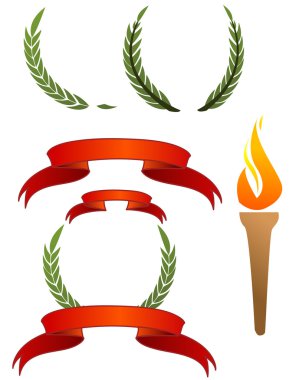 Olympic signs clipart