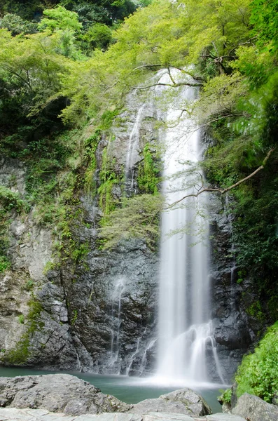 Vodopád na mino kvazi národního parku v Japonsku — Stock fotografie