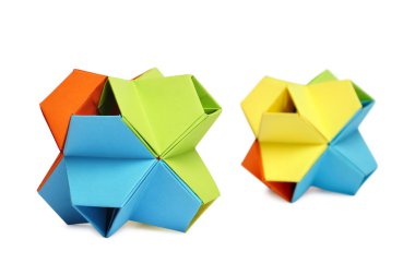 Origami kusudama clipart