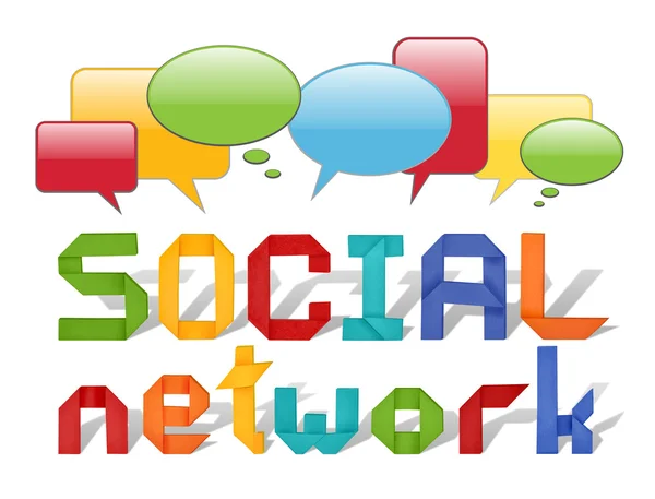Sociaal netwerk — Stockfoto