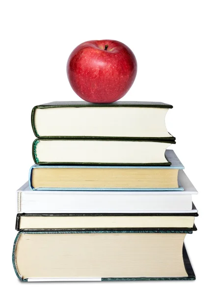 本とリンゴ — ストック写真