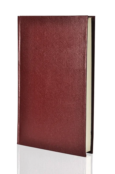 Czerwona książka w twardej oprawie — Zdjęcie stockowe