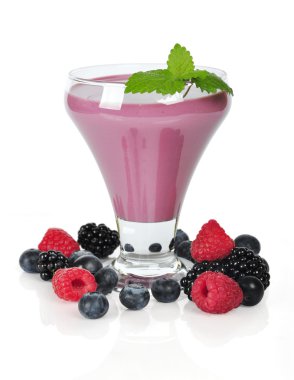 Berry smoothie clipart