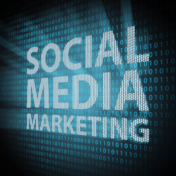 Marketingkonzept für soziale Medien — Stockfoto