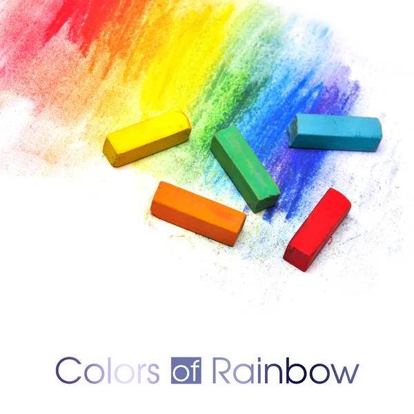 Colorful pastel sticks — Stock Photo, Image