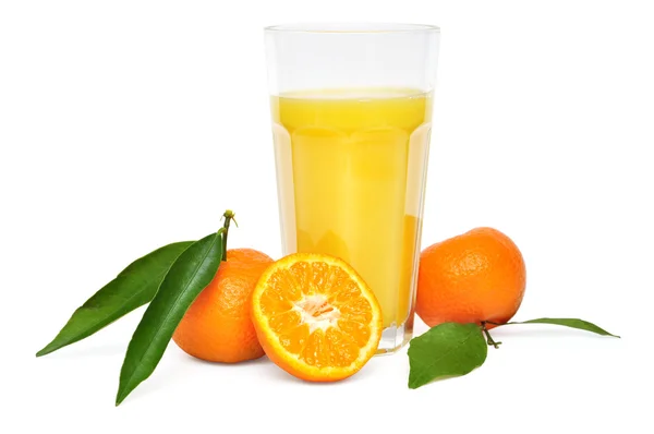 Succo fresco di mandarino — Foto Stock