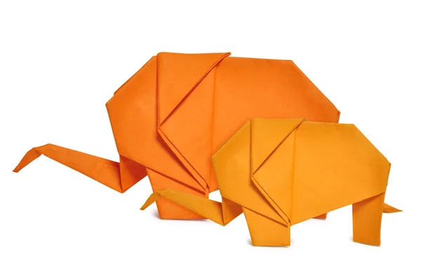 stock image Origami elephants