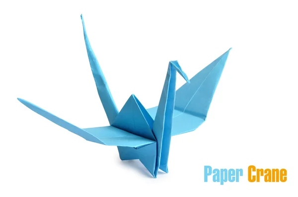 Grulla de origami — Foto de Stock