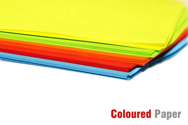 Papel coloreado — Foto de Stock