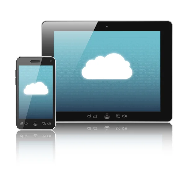 Cloud Computing-Verbindung — Stockfoto