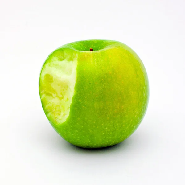 La mela morsa via — Foto Stock