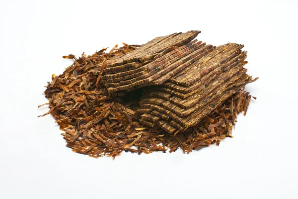 Flake pipe tobacco — Stock Photo, Image
