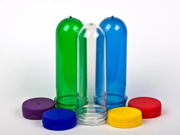 塑料瓶坯 — 图库照片