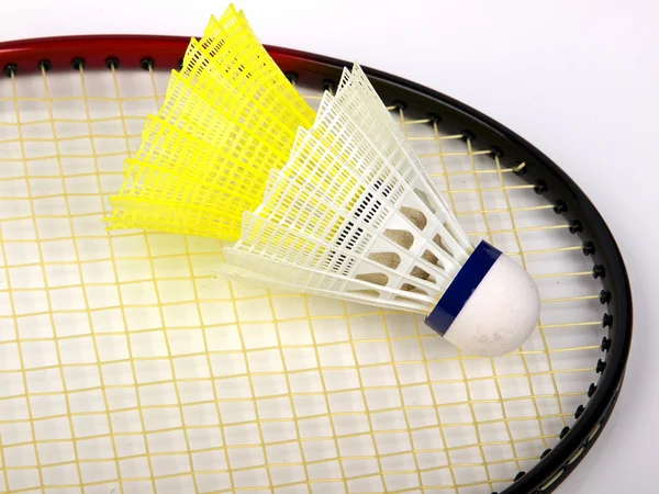 Raquete de badminton — Fotografia de Stock