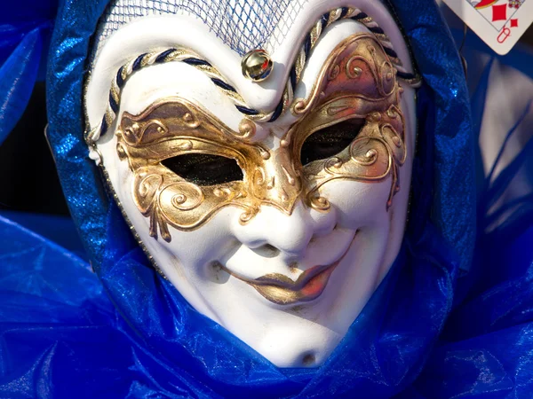 Maschera blu — Foto Stock