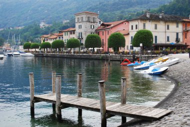 Orta lake, Italy clipart