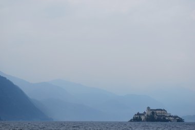 Orta lake, Italy clipart