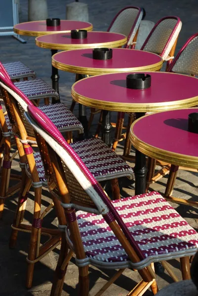 Відкритий кафе, Париж — стокове фото
