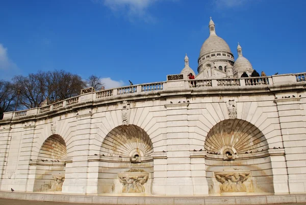 Sacre Coeur, Montmartre, Paris — Stock Photo, Image