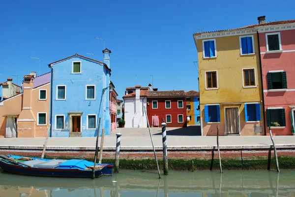 Renkli evleri — Stok fotoğraf