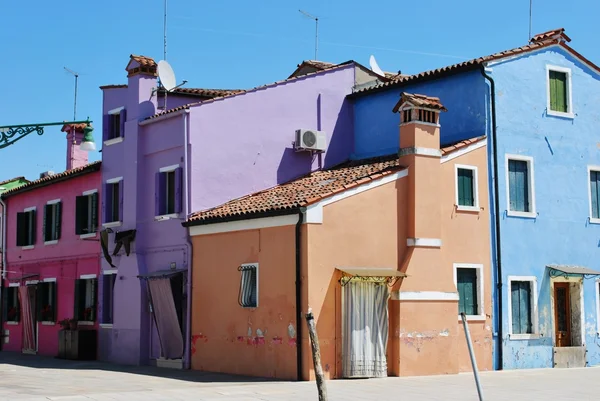 Kolorowe domy — Zdjęcie stockowe
