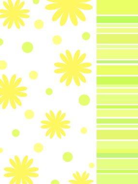 çiçekler ve şeritler