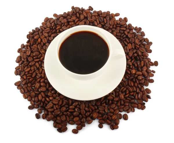 stock image Coffee cup & beans