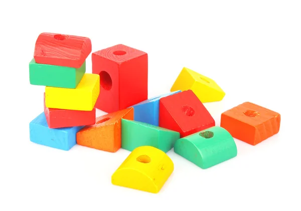 Spielzeugsteine aus Holz — Stockfoto