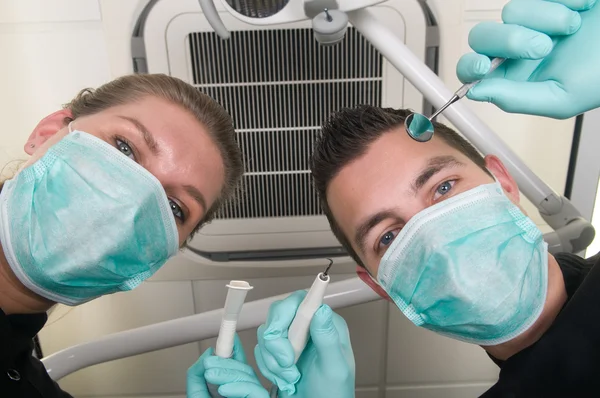 In the dentist's chair — Stock Photo, Image
