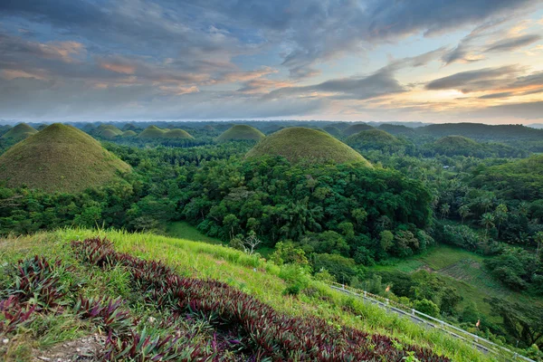 Chocolate Hills en Bohol, Filipinas — Foto de Stock