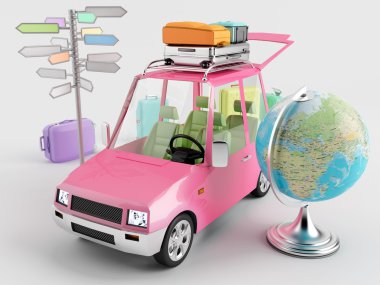 Car Travel clipart