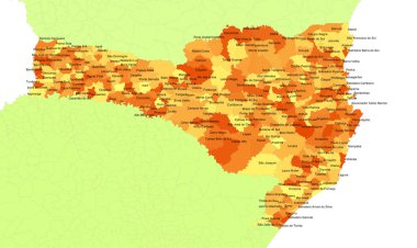 Santa Catarina State - Brazil clipart