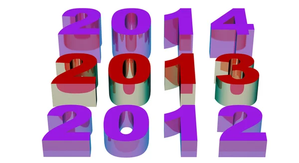 2013 新的一年 — 图库照片