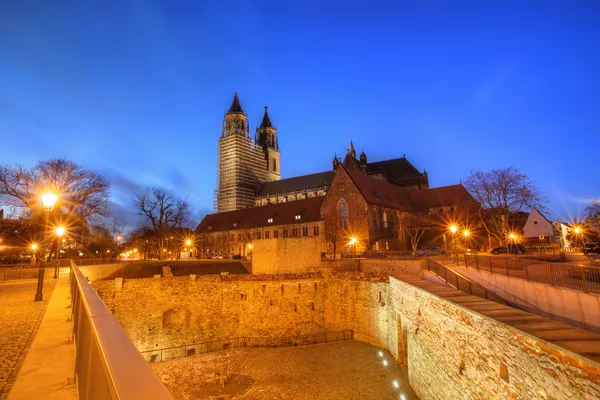 Catedral em magdeburgo — Fotografia de Stock